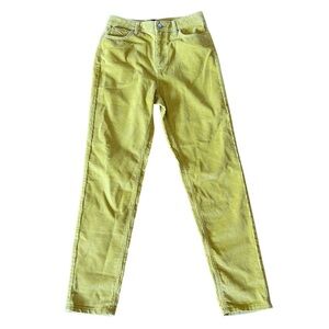 BDG Urban Outfitters Mustard Yellow Corduroy Mom Jeans- Size 28